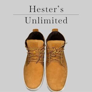 TIMBERLAND Davis Square Wheat Nubuck  A1013/A2125-Mens Size 13 Free Shipping!